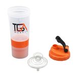 شیکر بدنسازی مدل سه تیکه کد GS-M-231882 گنجایش 0.5 لیتر
