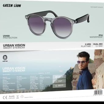 عینک هوشمند گرین لاین مدل (SMART EYEWAR) URBAN VISION