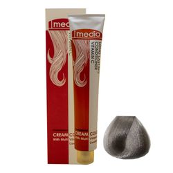 رنگ مو مدیا سری خاکستری شماره 9.1 حجم 100 میلی لیتر رنگ بلوند خاکستری خیلی روشن