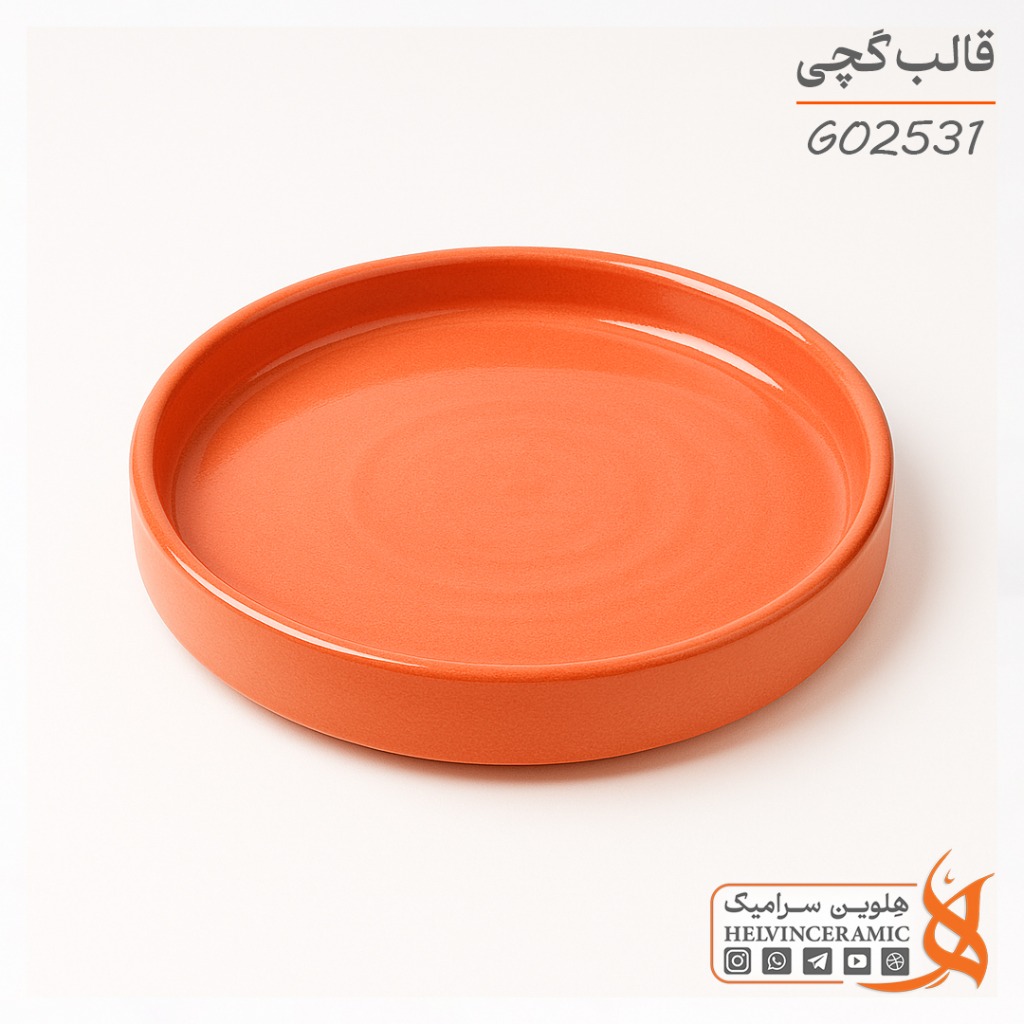 کد GO2531 |قالب گچی بشقاب پیتزا خوری قطر 24cm