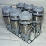 ست جا ادویه 7 پارچه کاپریس مدل فلورا کد 06