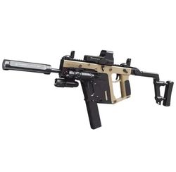 تفنگ وکتور V2 ژل بلستر خشاب شارژی رگباری با لوازم victorgun