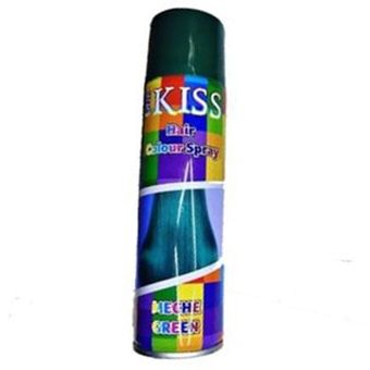 اسپری رنگ مو کیس وان One Kiss رنگ سبز حجم 180 میل