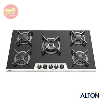اجاق گاز توکار شیشه‌ای مشکی 5 شعله ایرانی GS-526N آلتون ALTON