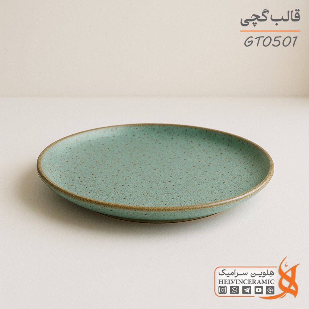 کد GT0501 |قالب گچی  بشقاب لبه دار قطر 23cm