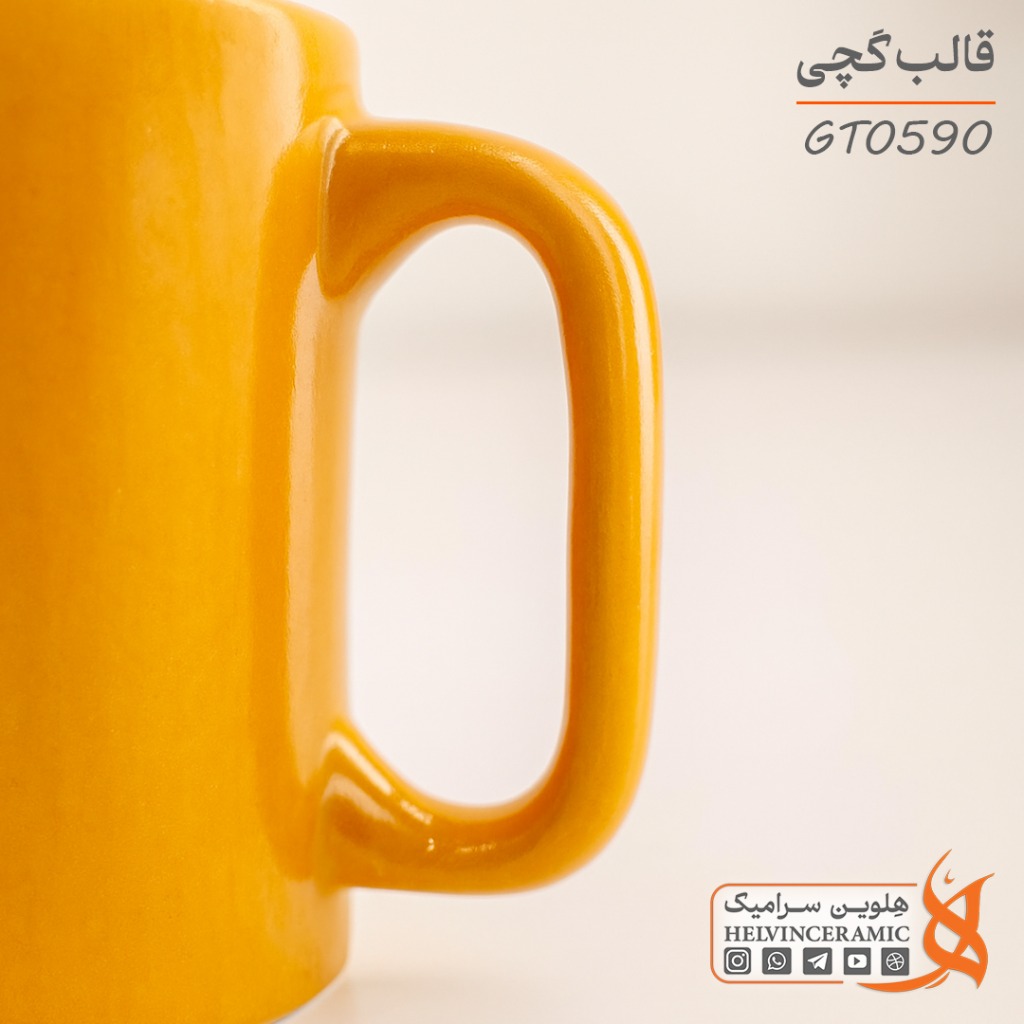 کد GT0590 |قالب گچی دسته لیوان عمود