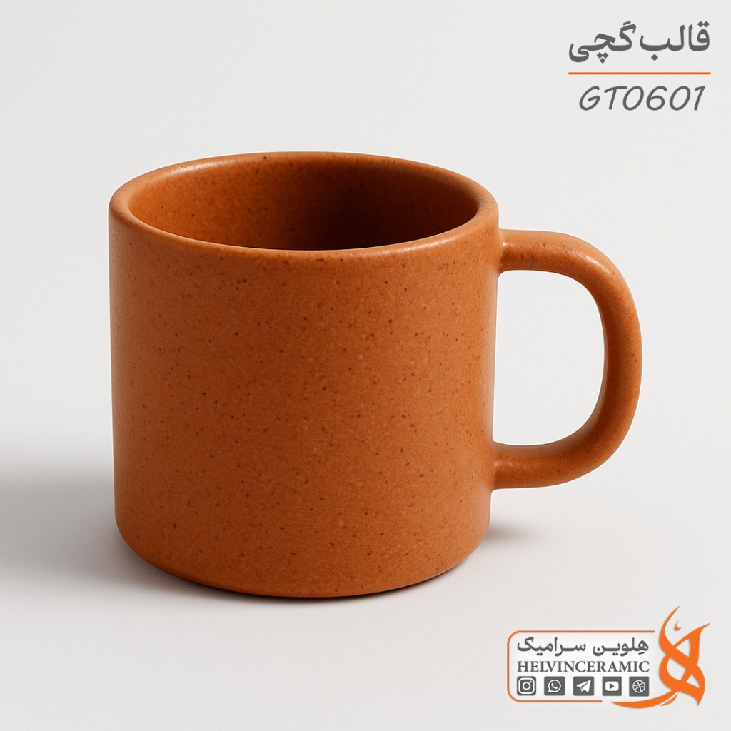 کد GT0601 |قالب گچی ماگ بدون دسته ارتفاع 7.5cm قطر 9.5cm
