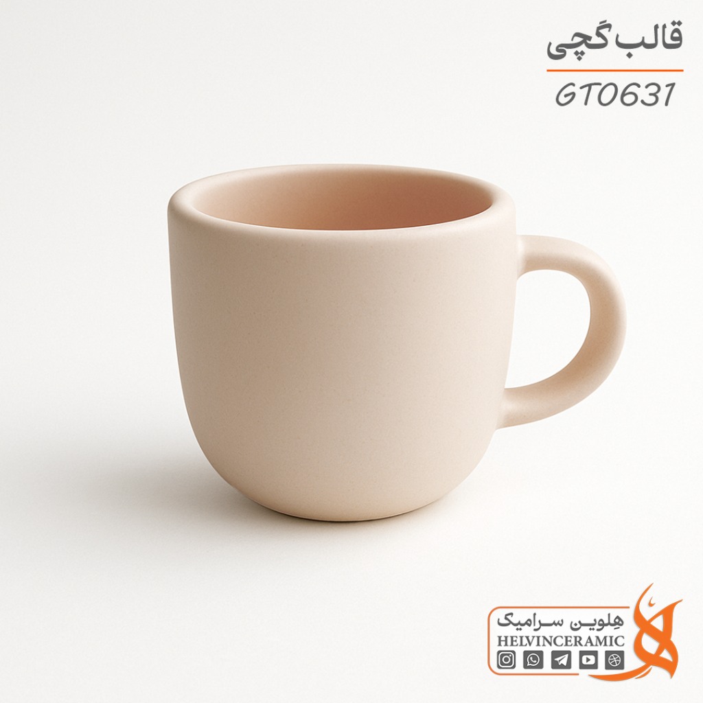 کد GT0631 |قالب گچی ماگ ناگویا قطر 9cm ارتفاع 8cm