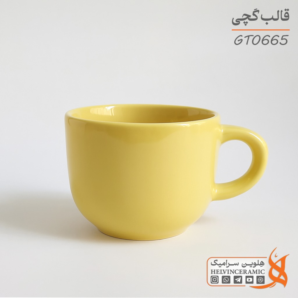 قالب گچی فنجان عرض 12cm ارتفاع 7cm | کد GT0665