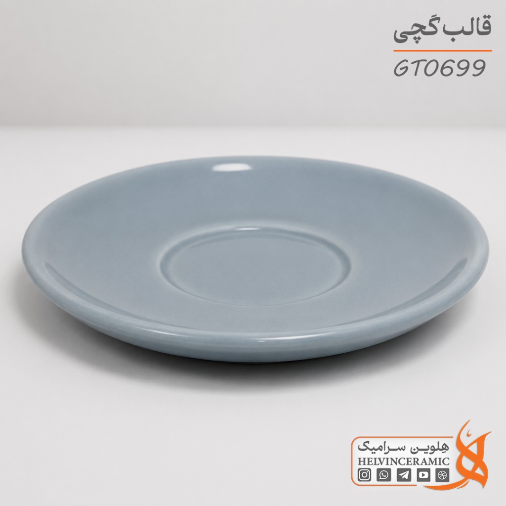 قالب گچی نعلبکی ریگا قطر 13.5cm | کد GT0699