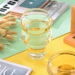 لیوان پیرکس وارداتی دو طبقه