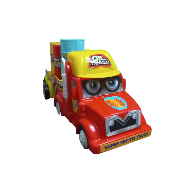 ماشین بازی مدل تریلی مک کویین بشکه بر