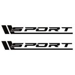 برچسب بدنه خودرو شیپرس طرح SPORT کد Ss008M بسته دو عددی*839