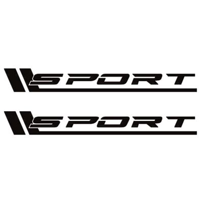 برچسب بدنه خودرو شیپرس طرح SPORT کد Ss008M بسته دو عددی*839
