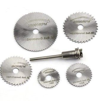 تیغ فرز انگشتی  مجموعه 6 عددی