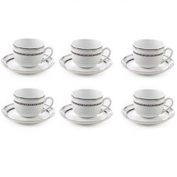 ست فنجان و نعلبکی 12 پارچه چینی زرین ایران مدل ایتالیا اف 8 پرشیا درجه عالی