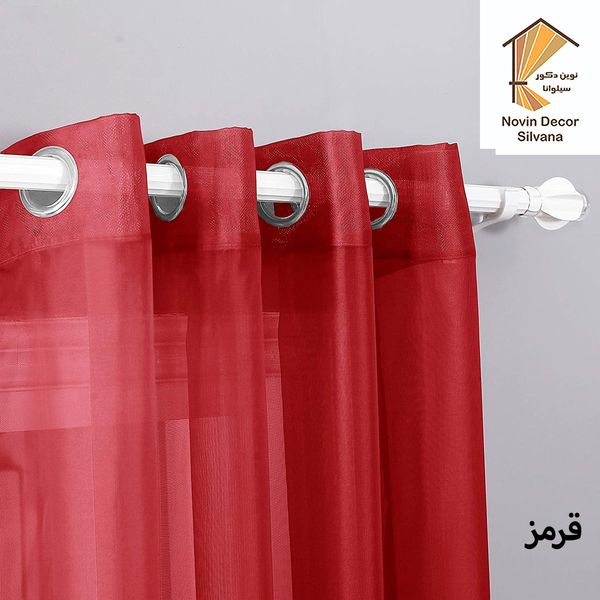 پرده نوین دکور سیلوانا مدل حریر 280 سایز 280 × 140 سانتی متر