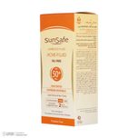 کرم ضدآفتاب بیرنگ سانسیف SPF50 مدل ACNE-FLUID مناسب پوست مختلط، حجم 50 میلیلیتر