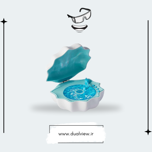 چراغ خواب صدفی Waves | ترکیب نور آرامش‌بخش و طراحی لوکس صدف در دکور شما