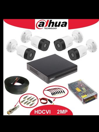 پک کامل 4 دوربین مداربسته داهوا B1A21P