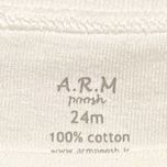 بادی نوزادی آرم پوش مدل یقه باز شونده