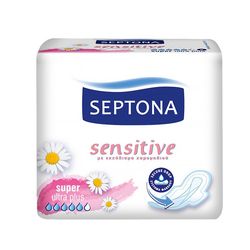 نوار بهداشتی سپتونا مدل Super Sensitive بسته 8 عددی