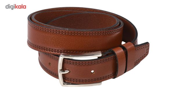 کمربند چرم طبیعی مردانه پارینه مدل BP6-1 4CM*752