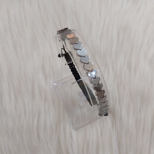 دستبند مدل حدید آسانسوری طرح قلب کد 111