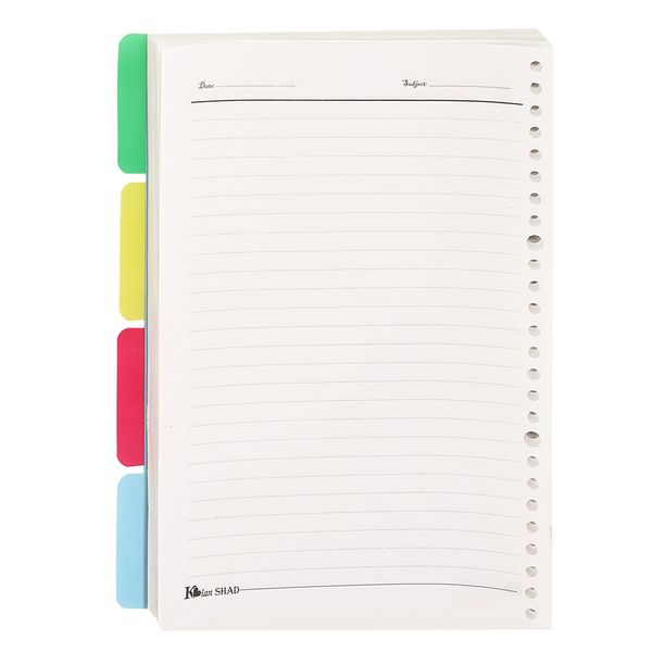 کاغذ کلاسور بسته 100 عدد