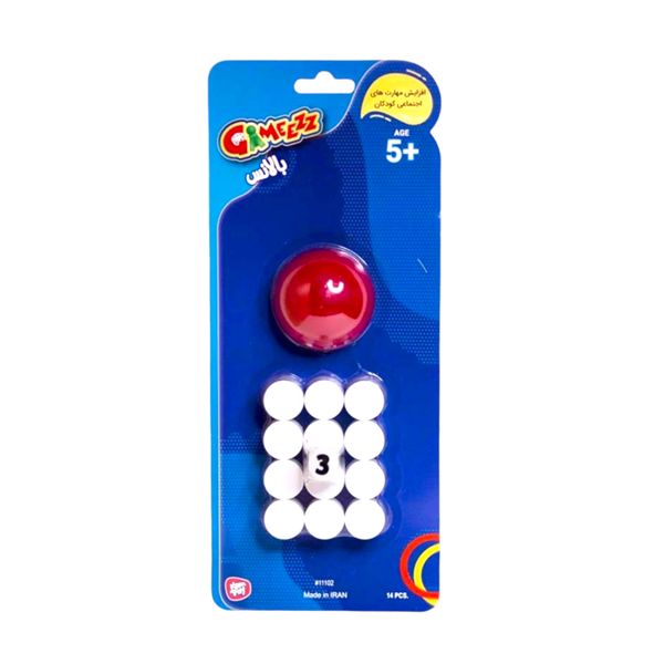 بازی فکری مدل بالانس مجموعه دو عددی