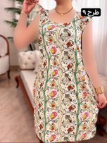 پیراهن نخی ساتینا 2042