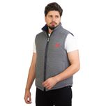 پافر مردانه ملانژ مدل دو رو (سرمه ای)