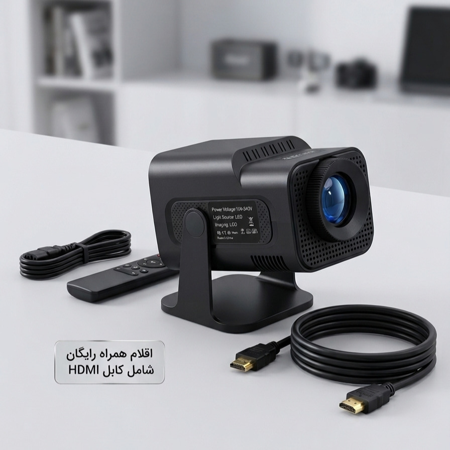پروژکتور جیبی و هوشمند Magcubic HY320 Mini (اندروید 11 + همراه با کابل HDMIرایگان )وارداتی