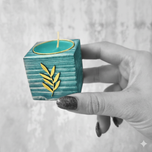 جاشمعی چوبی دست‌ساز رنگی مخصوص شمع وارمری