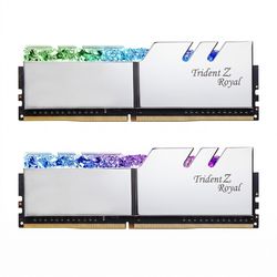رم دسکتاپ جی اسکیل مدل G.SKILL Trident Z Royal Series Silver 32GB (2x16GB) DDR4 3600MHz CL16 (استوک)