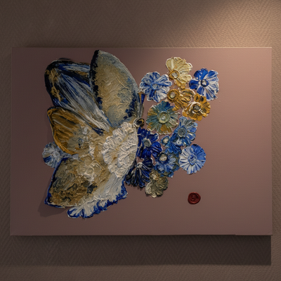 تابلو پتینه پروانه با نام هونا