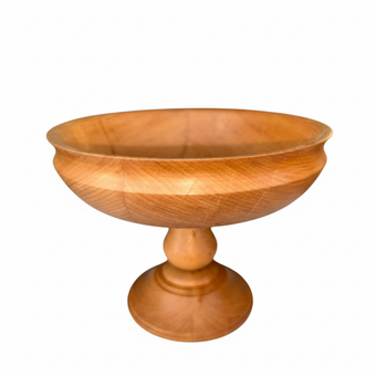 ظرف پایه دار چوبی
