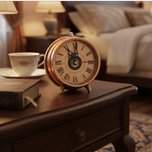 ساعت رومیزی مسی