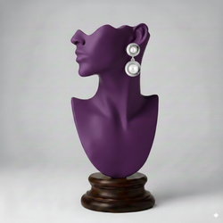 گوشواره استیل مدل مروارید