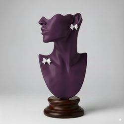 گوشواره استیل مدل پاپیون 391