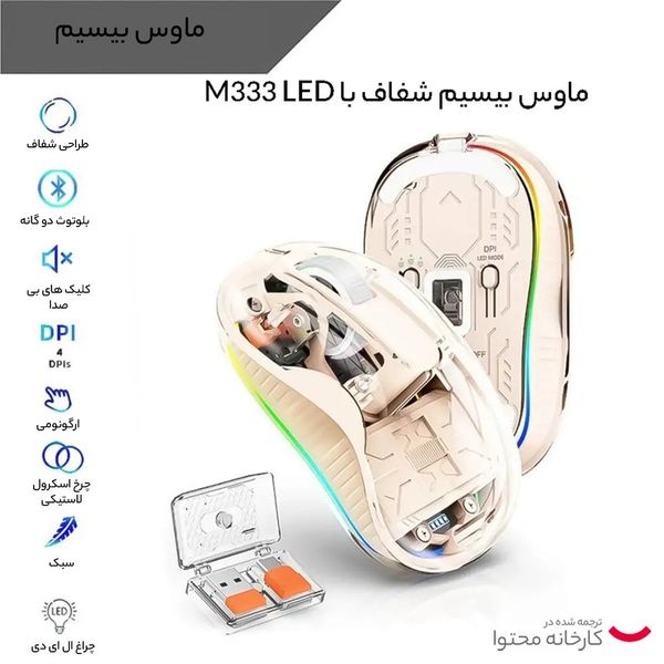 ماوس بی سیم گرین لاین مدل Turtle