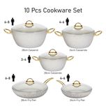 سرویس پخت و پز ام جی اس 10 پارچه مدل فورج کد 800299