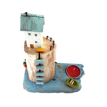 جاشمعی چوبی طرح ساحل کد S31