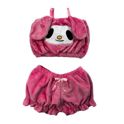 ست نیم تنه و شلوارک زنانه مدل گوگولی