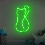 چراغ نئون طرح گربه
