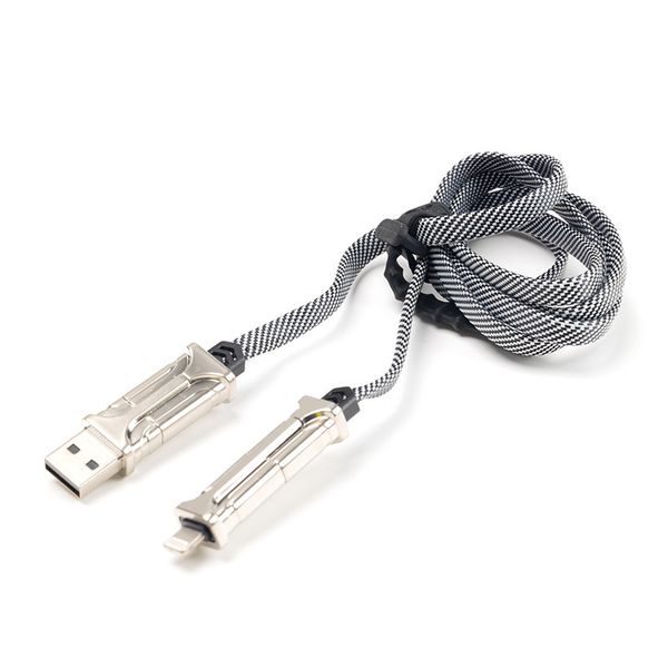 کابل تبدیل USB به لایتنینگ/ USB-C هیسکا مدل LX-30 طول 1 متر