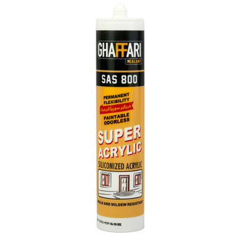 0135/ چسب درزگیر سوپر آکریلیک Ghaffari SAS 800 310ml