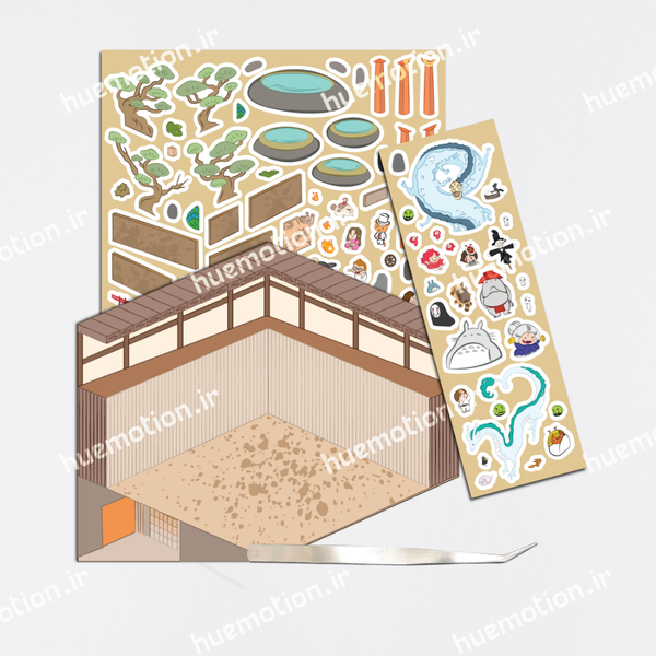 استیکر سه بعدی - Ghibli