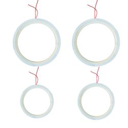 حلقه نئون خودرو پیکار مدل یخی مناسب برای پراید 132 مجموعه چهار عددی