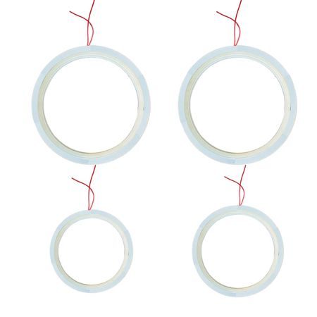 حلقه نئون خودرو پیکار مدل یخی مناسب برای پراید 132 مجموعه چهار عددی